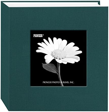 Pioneer 100 Pocket Fabric Frame Cover Photo Album, Majestic Teal
