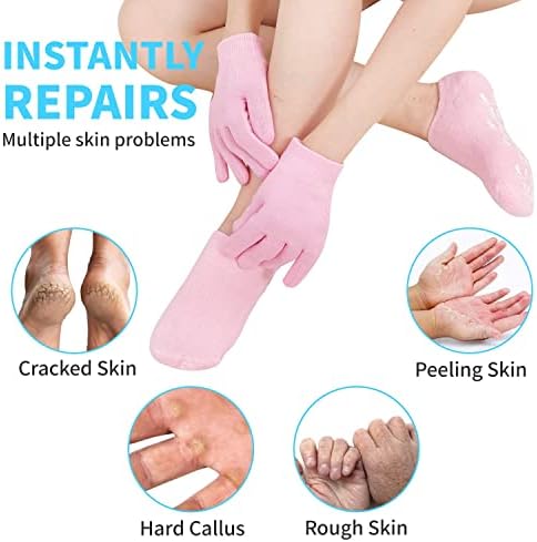 Hidratantna rukavica i čarapa, gel spa hidratantna terapija rukavica, omekšavanje, popravak suhih pukotina, njega kože ruku