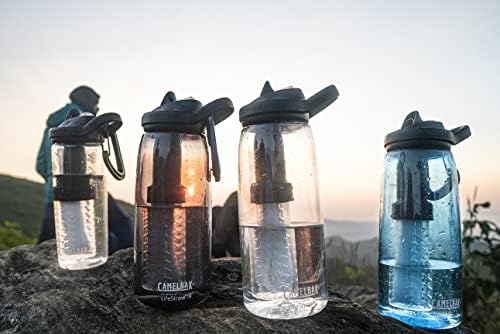 Camelbak Eddy+ Filter boca s vodom za vodu LifeStraw Integrirana 2 -stupanjska filtrirana slama - za planinarenje, ruksak,